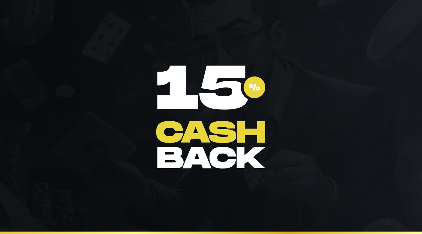 15% CASHBACK
